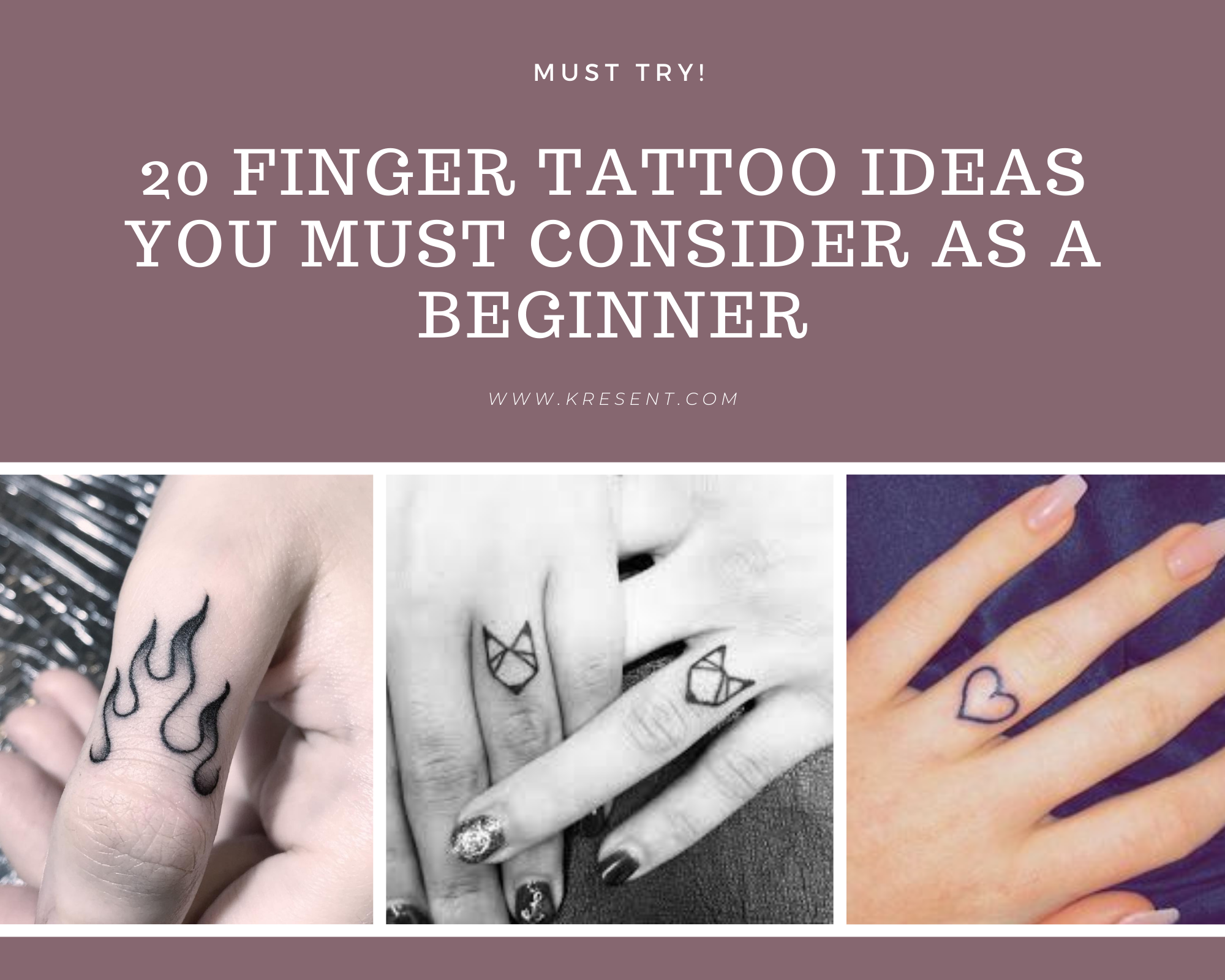 Finger Tattoos - Finger Tattoo Ideas In Minimalist Finger Tattoo & More ...