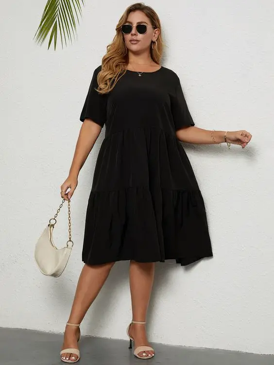 Plus Size Black Dress For Funeral – Kresent!
